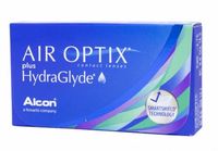 Контактные линзы "Air Optix Plus HydraGlyde" (1 линза; - 3 дптр)