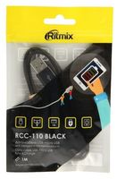 Кабель Ritmix RCC-110 USB - microUSB (1 м; черный)