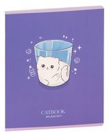 Тетрадь полуобщая в клетку "Cat Book" (48 листов)