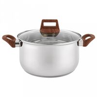 Кастрюля металлическая с крышкой 2,8 л "Donna"