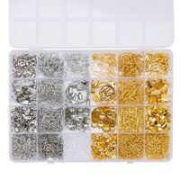 Набор фурнитуры для украшений (серебро, золото)