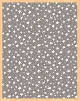 Простыня хлопковая на резинке "Stars Grey" (140х200х25 см)