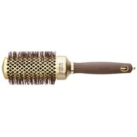 Термобрашинг для волос "Expert Blowout Shine Wavy Bristles Gold & Brown" (4,5 см)