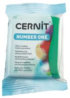 Глина полимерная "CERNIT Number One" (зеленый; 56 г)