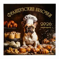 Календарь настенный на 2026 год "Французские булочки" (30х30 см)