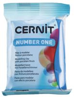 Глина полимерная "CERNIT Number One" (синий; 56 г)