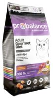 Корм сухой для кошек "Gourmet diet. Adult " (10 кг; говядина и кролик)