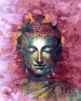 Картина по номерам "Красочный Будда" (400х500 мм)