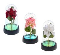 Светильник декоративный "Роза в колбе" (15х8х8)