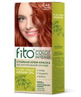 Крем-краска для волос "Fito Сolor Intense" тон: 6.44, яркий медный