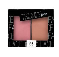 Румяна "Triumph Blush" тон: 96, хлодный коричневый / блестящий нежно-розовый