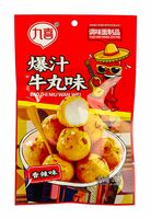 Снек "Jiuxi со вкусом сочных говяжьих фрикаделек" (20 г)