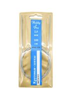 Спицы круговые для вязания (металл; 2 мм; 100 см)