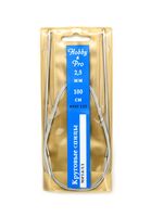 Спицы круговые для вязания (металл; 2,5 мм; 100 см)