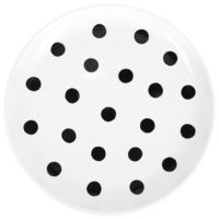 Тарелка фарфоровая "Bianco and Nero" (260 мм)