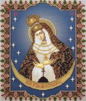 Вышивка бисером "Икона Божией Матери Остробрамская" (240х285 мм)