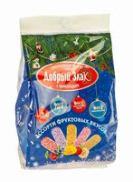 Конфеты "Новогоднее ассорти фруктовое с шоколадом" (150 г)