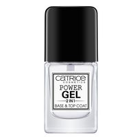 Верхнее покрытие для ногтей "2в1 Power Gel Base and Top Coat" тон: прозрачный