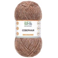 Пряжа "Северная №03" (100 г; 210 м; светло-коричневый)