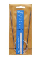 Спицы круговые для вязания (металл; 3,5 мм; 60 см)