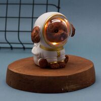 Ночник детский "Dog space suit" (brown)