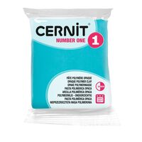 Глина полимерная "CERNIT Number One" (бирюзовый; 56 г)