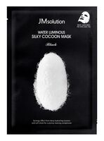 Тканевая маска для лица "Water Luminus Silky Cocoon Mask Black" (35 мл)