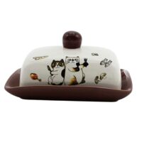 Масленка керамическая "Котовасия" (170 мм)