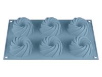 Форма для выпекания кексов силиконовая "Bluestone" (292х173х35 мм)