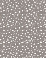 Простыня хлопковая "Stars Grey" (220х240 см)