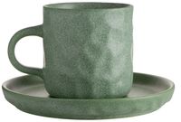 Чашка с блюдцем "Old Clay" (250 мл; зелёная)