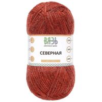 Пряжа "Северная №10" (100 г; 210 м; красный)