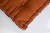 Подушка на стул "3D" (45х45 см; оранжевая)
