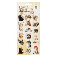 Наклейки объемные "Wow Cat"