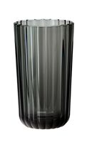 Ваза стеклянная "Магия графит" (19 см)