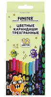 Набор карандашей цветных "Монстрики" (12 цветов)