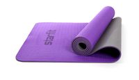 Коврик для йоги и фитнеса Core FM-201 (173х61х0,5 см; фиолетовый/серый)