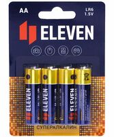 Батарейка "Eleven AA (LR6) алкалиновая BC4" (4 шт.)