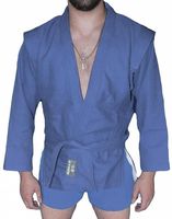 Куртка для самбо "AX5" (р. 22; синяя; без подкладки)