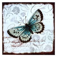 Картина интерьерная "Бабочка" (30х30 см)