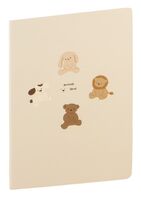 Блокнот в линейку "Animal friends" (А5; beige)