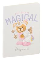 Блокнот в линейку "Bear magical" (А5; white)