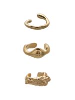 Серьги "Каффы" (3 шт.; золото)