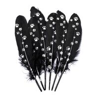 Перо декоративное обработанное "Лапки" (6 шт.)