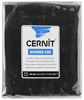 Глина полимерная "CERNIT Number One" (черный; 250 г)