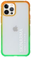 Чехол Skinarma для iPhone 13 Pro Max (зелено-оранжевый)