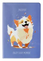 Обложка на паспорт "Shiny Puppy"