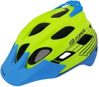 Шлем велосипедный "Raptor MTB" (салатово-синий; р. L-XL)