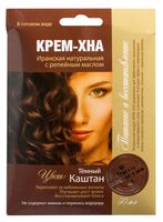 Оттеночная крем-хна для волос "Питание и восстановление" (тон: темный каштан; 50 мл)