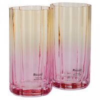 Набор стаканов "Linea Asti" (2 шт.; 460 мл; розовый)